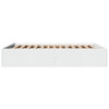 Bed Frame without Mattress White 150x200 cm King Size