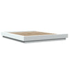 Bed Frame without Mattress White 150x200 cm King Size