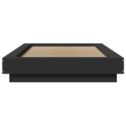 Bed Frame without Mattress Black 100x200 cm