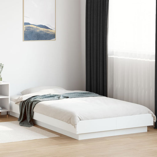 Bed Frame without Mattress White 90x200 cm