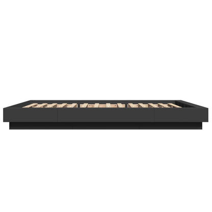 Bed Frame without Mattress Black 120x190 cm Small Double