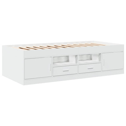 Daybed | White | Engineered wood | 100x200 cm | Daybed | Rectangular