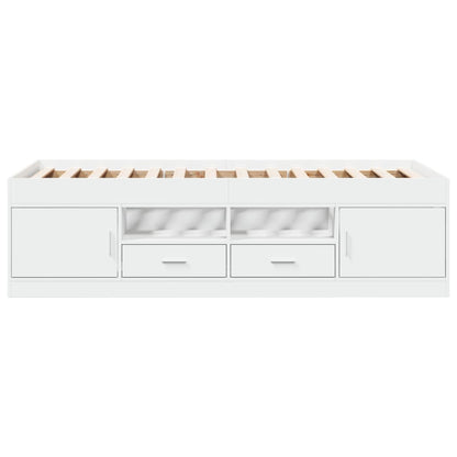 Daybed | White | Engineered wood | 100x200 cm | Daybed | Rectangular