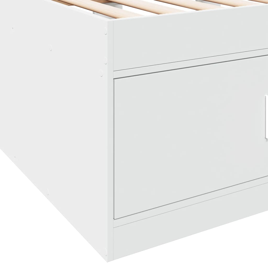 Daybed | White | Engineered wood | 100x200 cm | Daybed | Rectangular