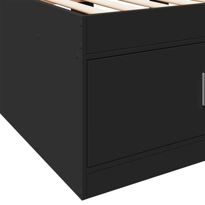 Daybed | Black | Engineered wood | 100x200 cm | Daybed | Rectangular
