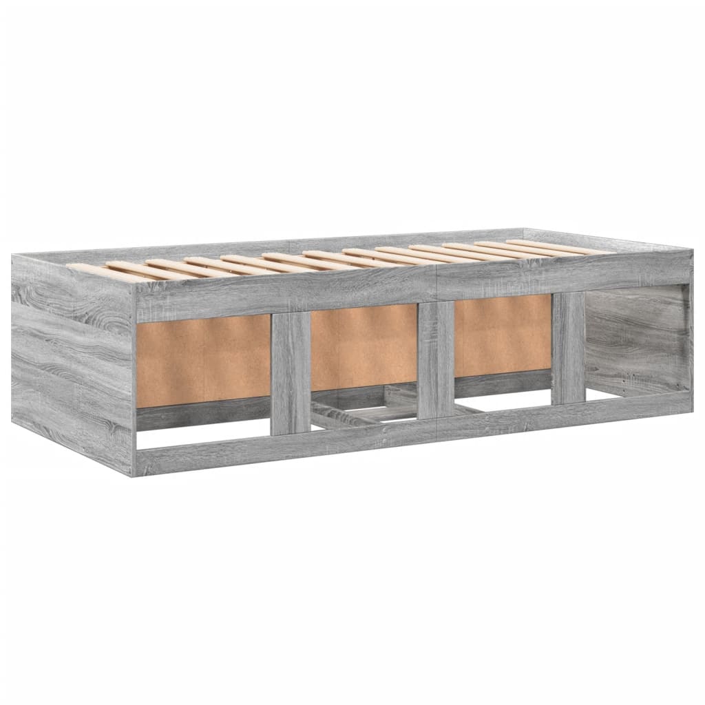 Daybed | Grey sonoma | Engineered wood | Single | Daybed | Rectangular