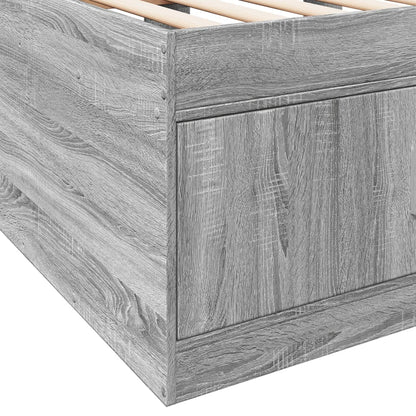 Daybed | Grey sonoma | Engineered wood | Single | Daybed | Rectangular