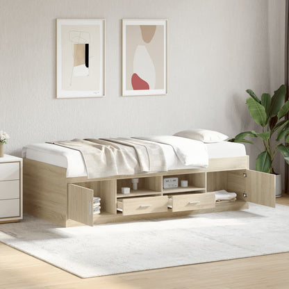 Daybed | Sonoma Oak | Engineered Wood, Plywood | Single | Daybed
