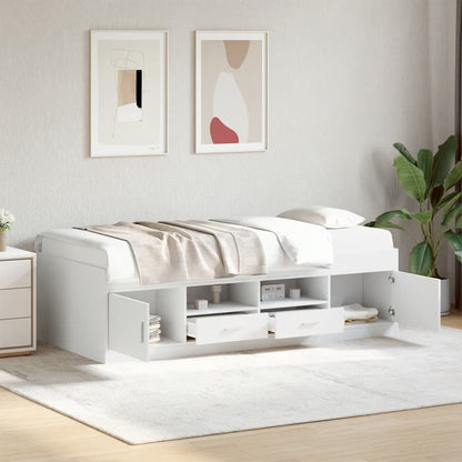 Daybed | White | Engineered wood | Small Single | Convertible | Daybed