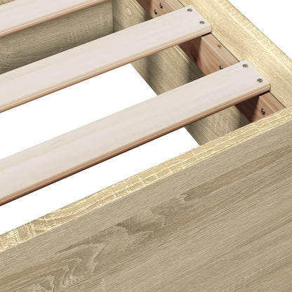 Bed Frame | Sonoma Oak | Engineered Wood | Double | Bed Frame