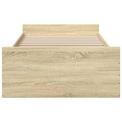 Bed Frame | Sonoma oak | Engineered wood | Small Single | Bed Frame