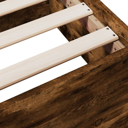 Bed Frame | Smoked Oak | Engineered wood, Plywood | Small Single