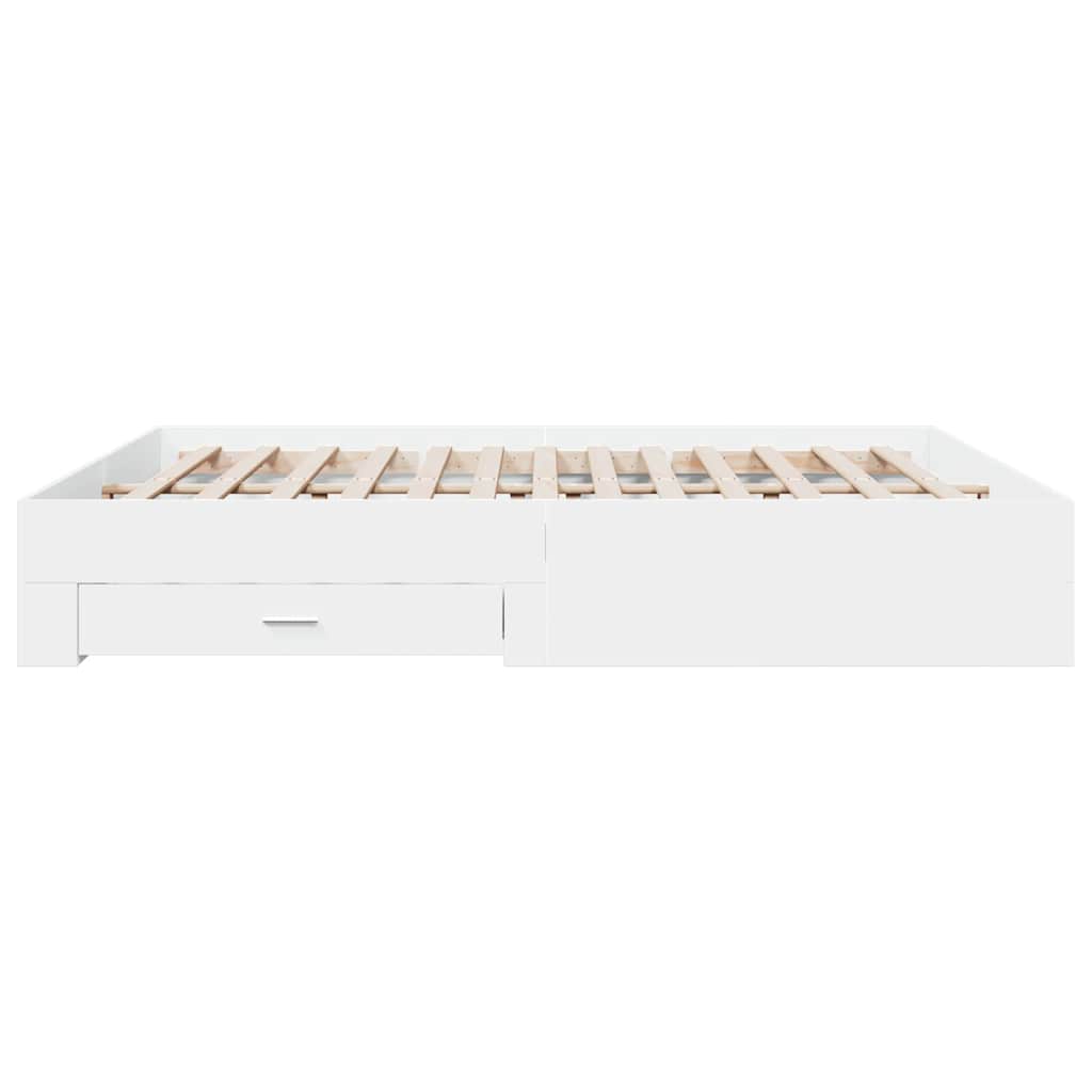 Bed Frame | White | Engineered wood, Plywood | Super King | Bed Frame