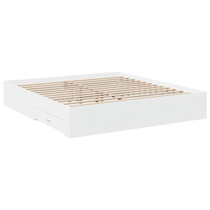 Bed Frame | White | Engineered wood, Plywood | Super King | Bed Frame