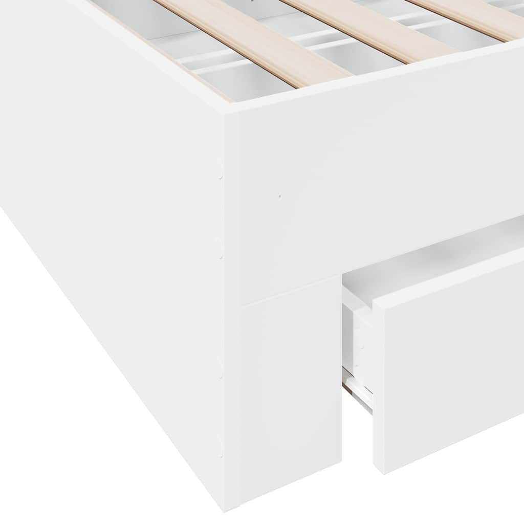 Bed Frame | White | Engineered wood, Plywood | Super King | Bed Frame
