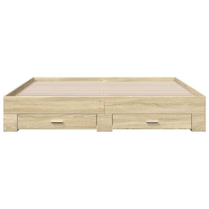 Bed Frame | Sonoma oak | Engineered wood | Super King Size | Bed Frame