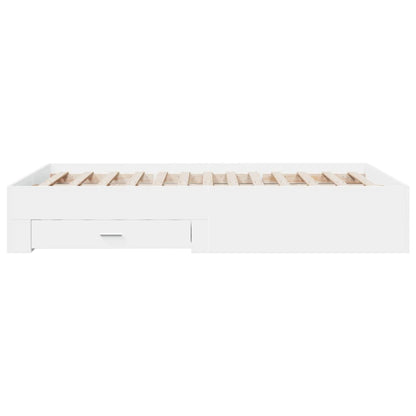 Bed Frame | White | Engineered wood | Small Double | Bed Frame