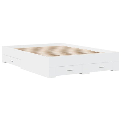 Bed Frame | White | Engineered wood | Small Double | Bed Frame