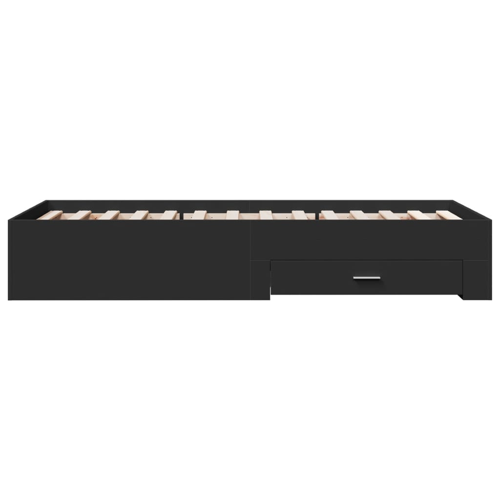 Bed Frame | Black | Engineered wood | Small Single | Bed Frame