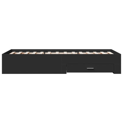 Bed Frame | Black | Engineered wood | Small Single | Bed Frame