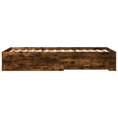 Bed Frame | Smoked Oak | Engineered Wood | Small Single | Bed Frame