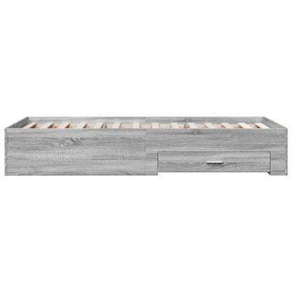 Bed Frame | Grey Sonoma | Engineered wood | Small Single | Bed Frame