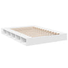 Bed Frame without Mattress White 150x200 cm King Size