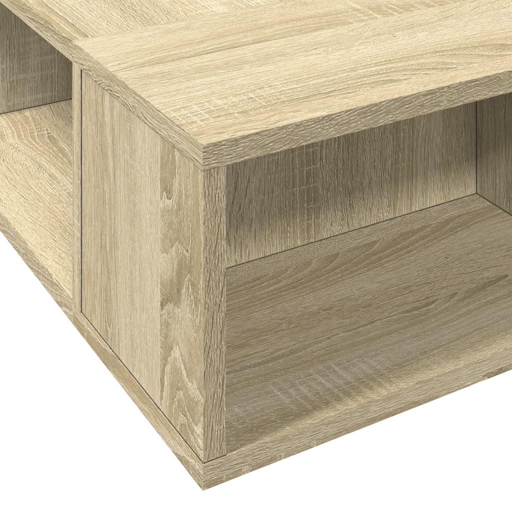 Bed Frame without Mattress Sonoma Oak 140x200 cm