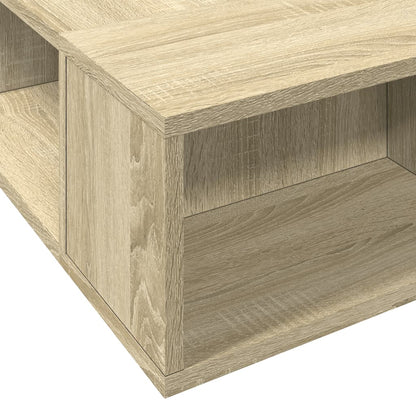 Bed Frame without Mattress Sonoma Oak 140x200 cm