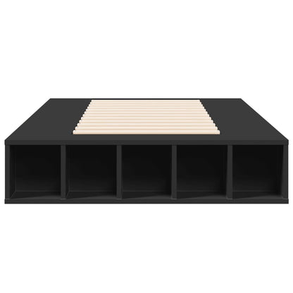 Bed Frame without Mattress Black 100x200 cm