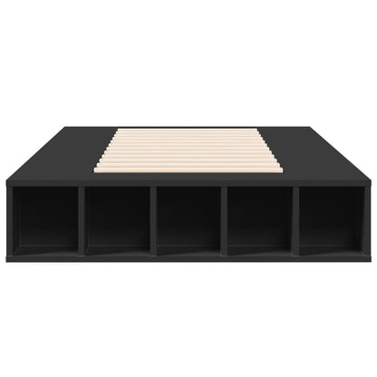 Bed Frame without Mattress Black 90x190 cm Single