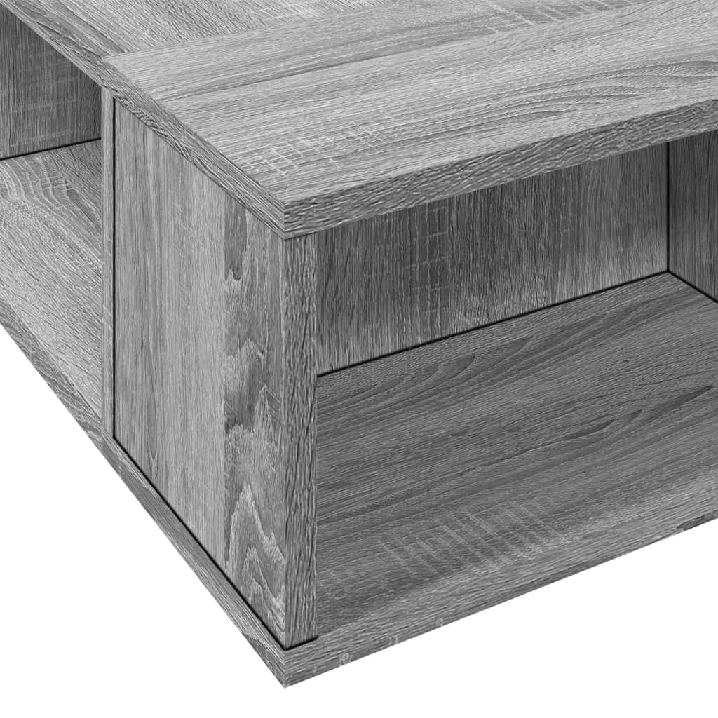 Bed Frame without Mattress Grey Sonoma 75x190 cm Small Single