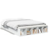 Bed Frame without Mattress White 150x200 cm King Size