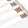 Bed Frame without Mattress White 150x200 cm King Size