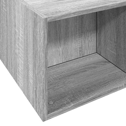 Bed Frame without Mattress Grey Sonoma 140x200 cm