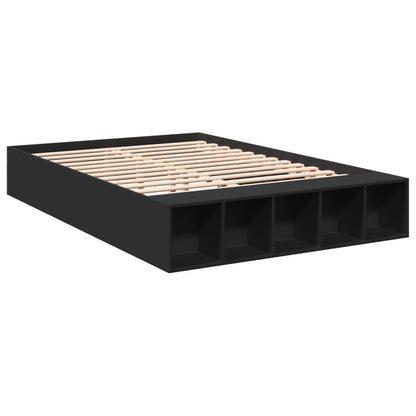 Bed Frame without Mattress Black 120x190 cm Small Double