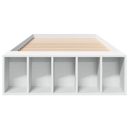 Bed Frame without Mattress White 75x190 cm Small Single