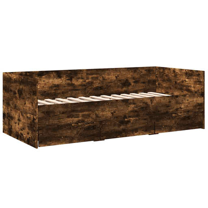 Daybed | Smoked Oak | Engineered Wood | Double