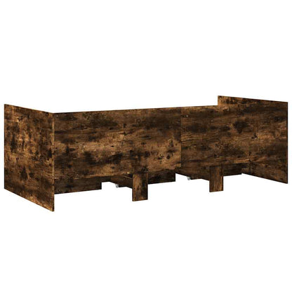 Daybed | Smoked Oak | Engineered Wood | Double