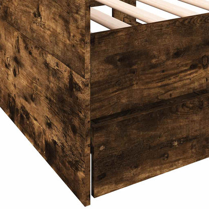 Daybed | Smoked Oak | Engineered Wood | Double