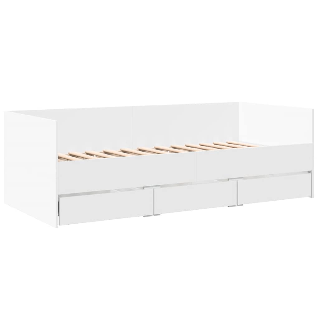 Daybed | White | Engineered Wood | Single | Pull-Out | Daybed