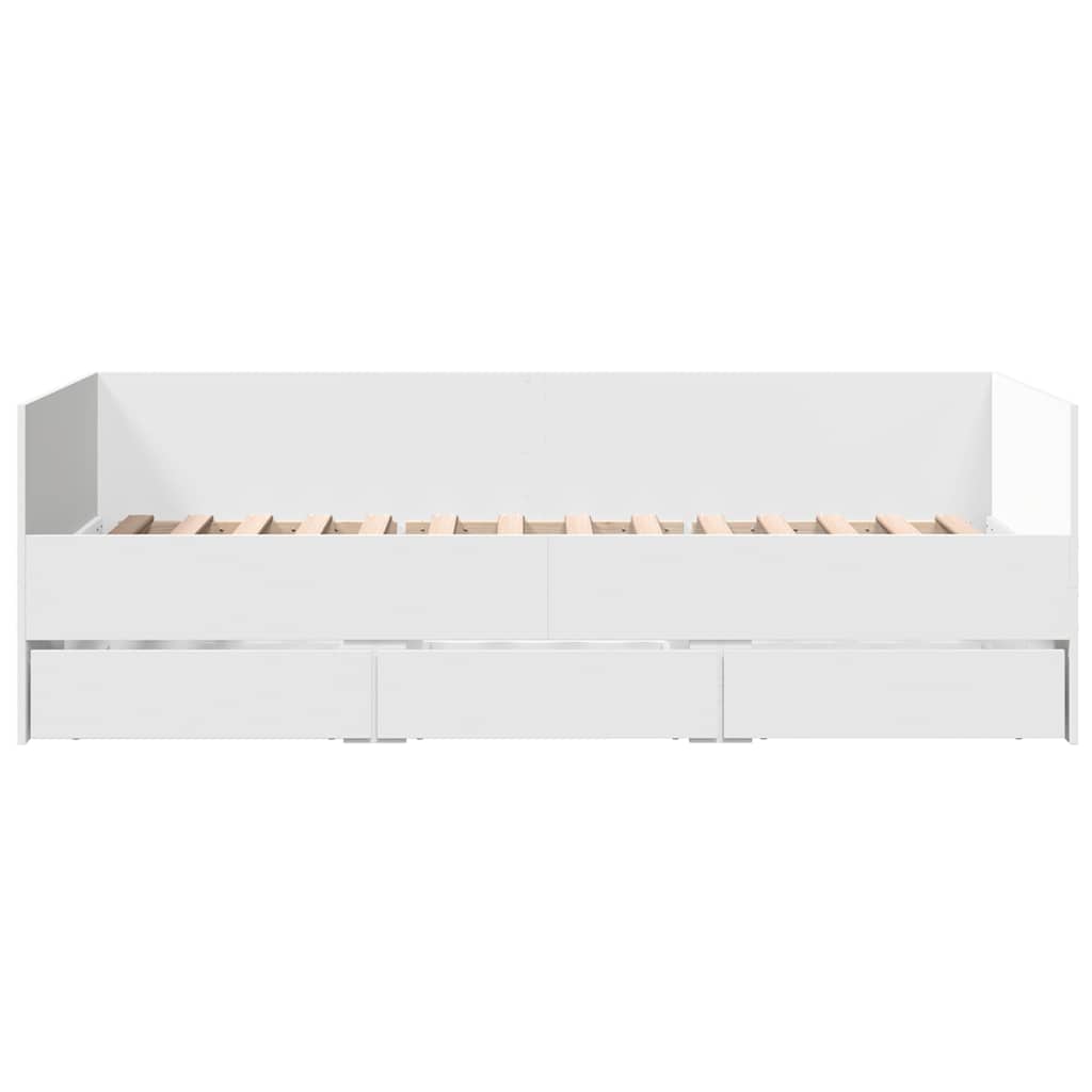 Daybed | White | Engineered Wood | Single | Pull-Out | Daybed