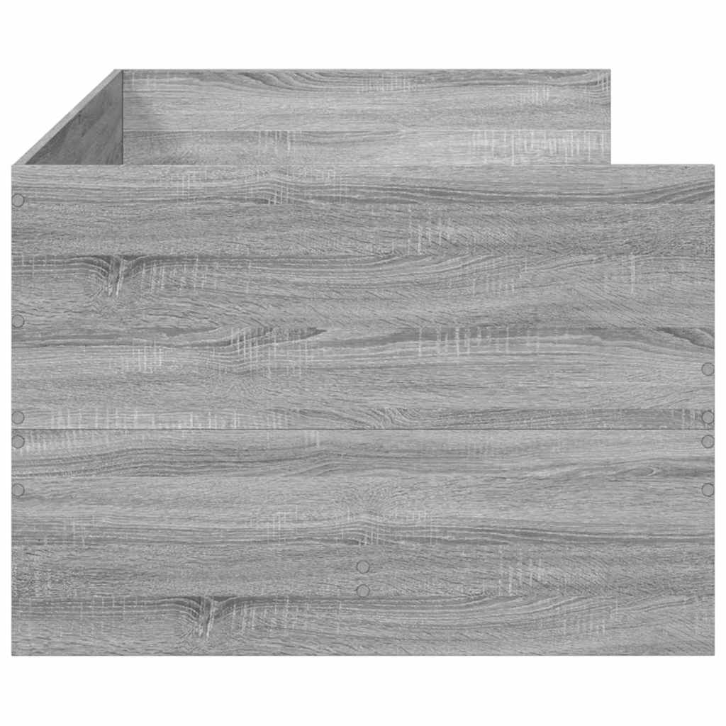 Daybed | Grey Sonoma | Engineered Wood | Single to Double