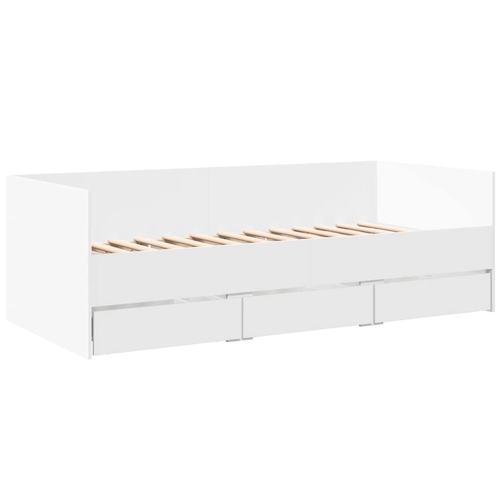 Daybed | White | Engineered wood | Single