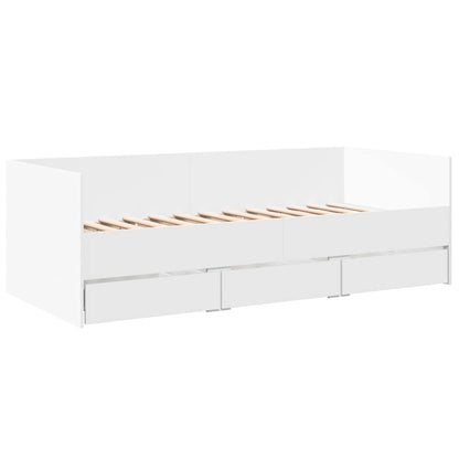 Daybed | White | Engineered wood | Single