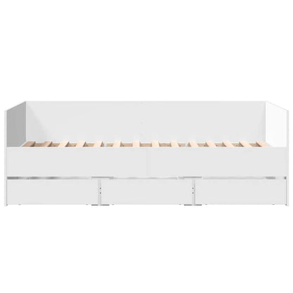 Daybed | White | Engineered wood | Single