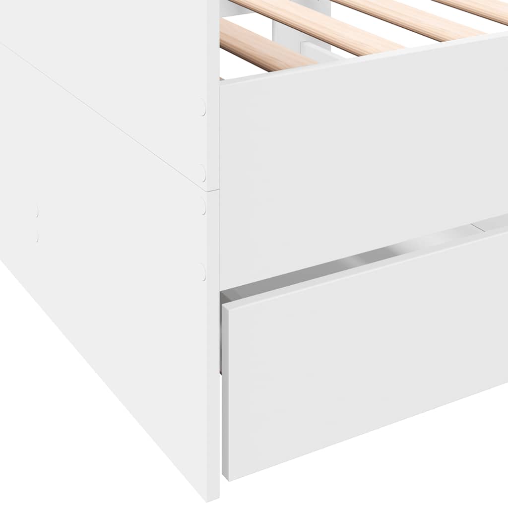 Daybed | White | Engineered wood | Single