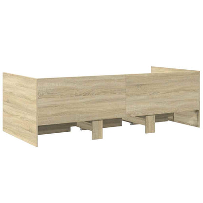 Daybed | Sonoma Oak | Engineered wood | Single | Convertible