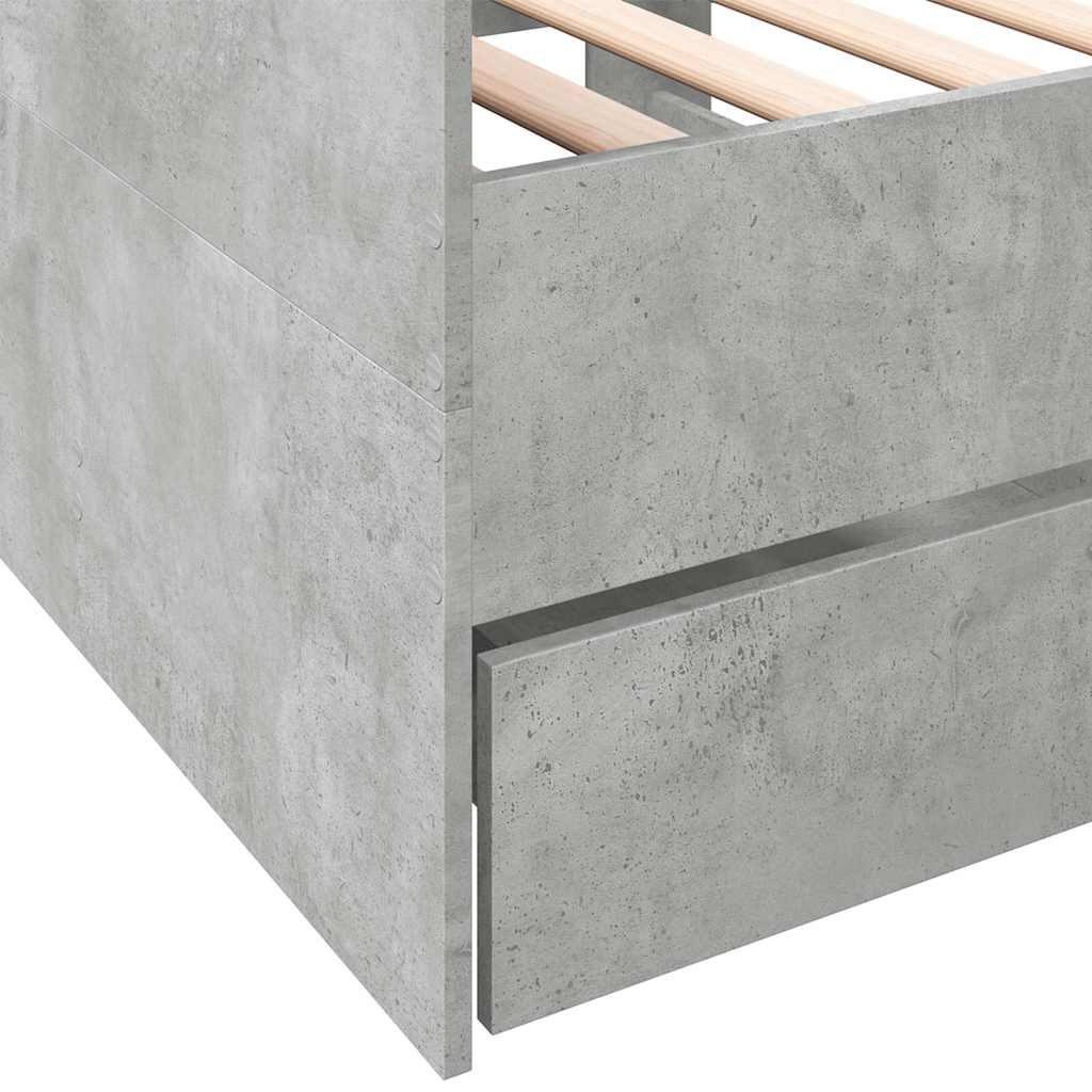 Daybed | Concrete Grey | Engineered Wood | Single