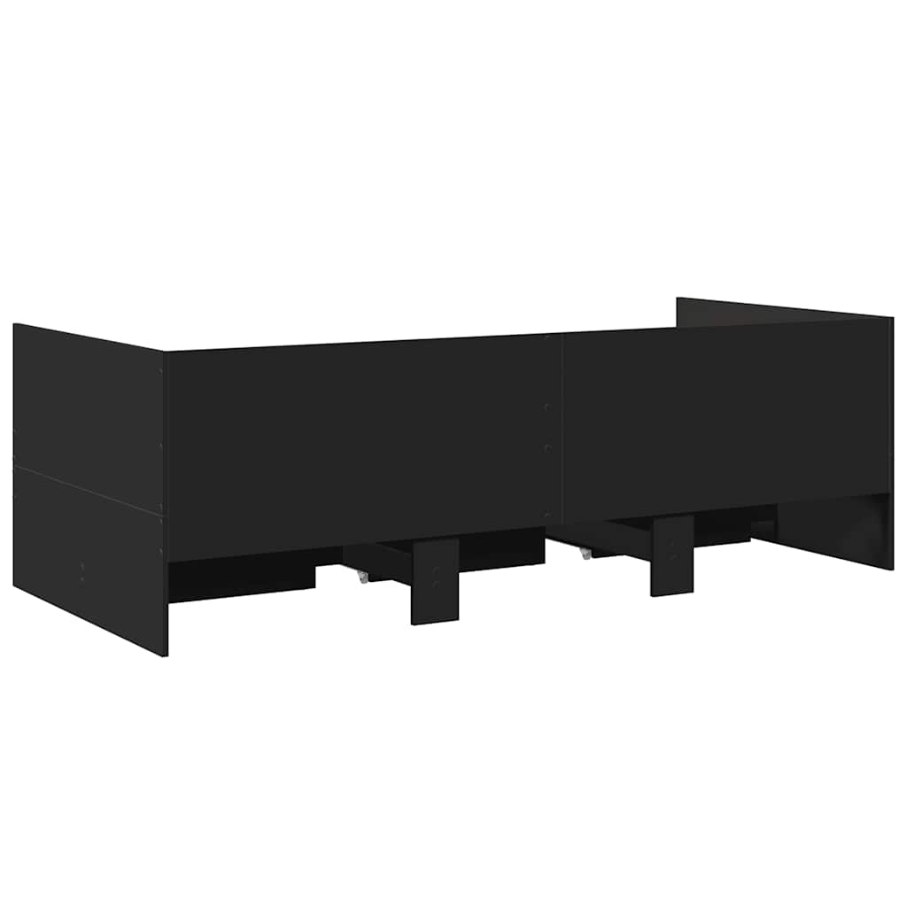 Daybed | Black | Engineered wood | Small Single